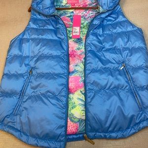 NWT Lilly Pulitzer Puffer Vest (Size XL)